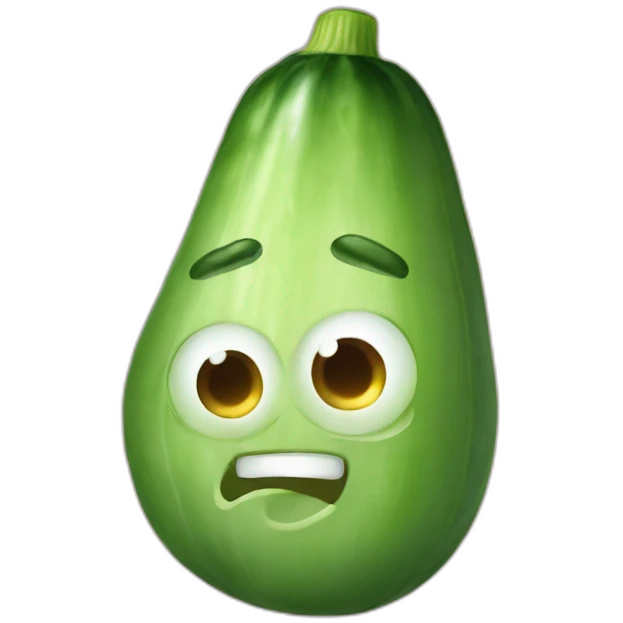 shit cucumber emoji