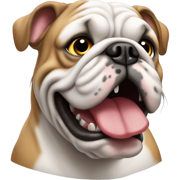 English bulldog  emoji