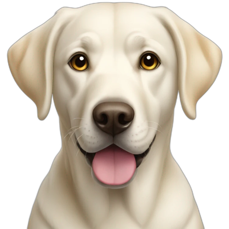 white labrador emoji