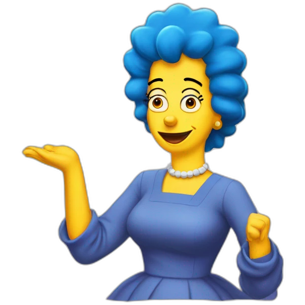 Marge simpson emoji