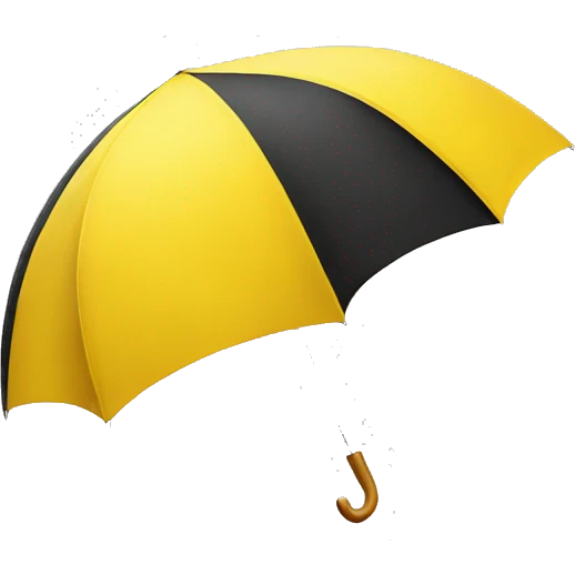 Yellow umbrella emoji
