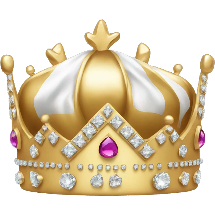 Crown with diamonds  emoji