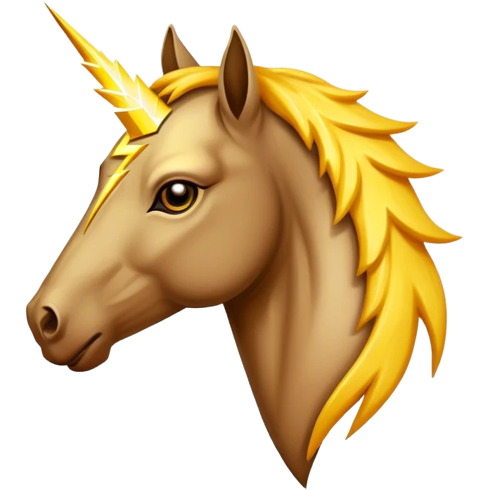 🐴+⚡️ (only head) emoji