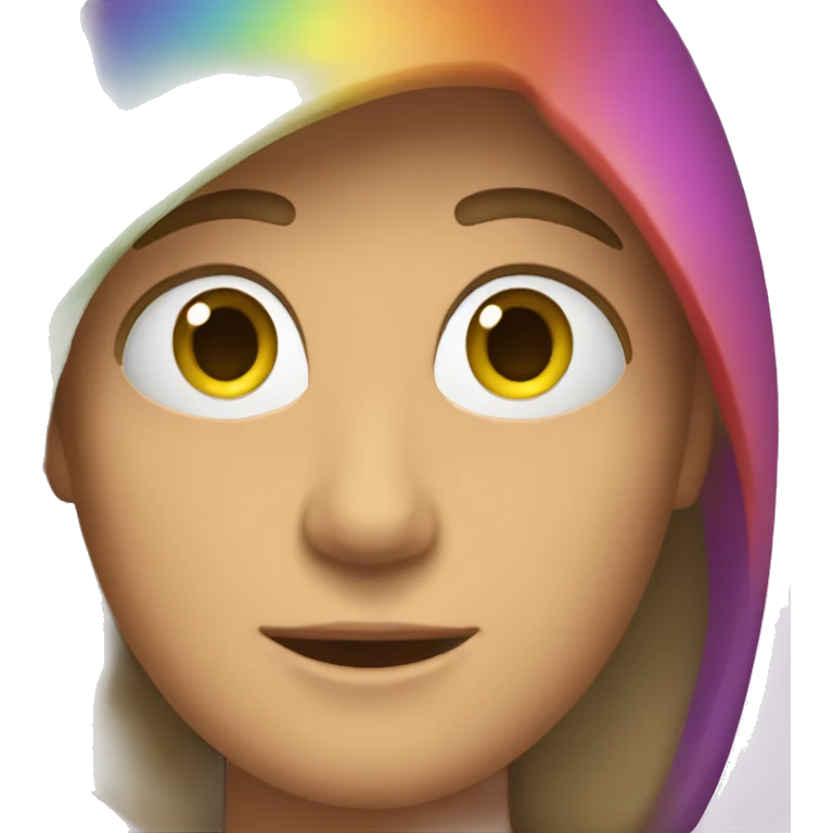 rainbow flick emoji