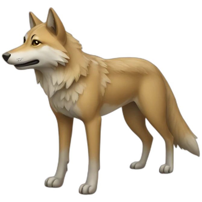 sand wolf emoji