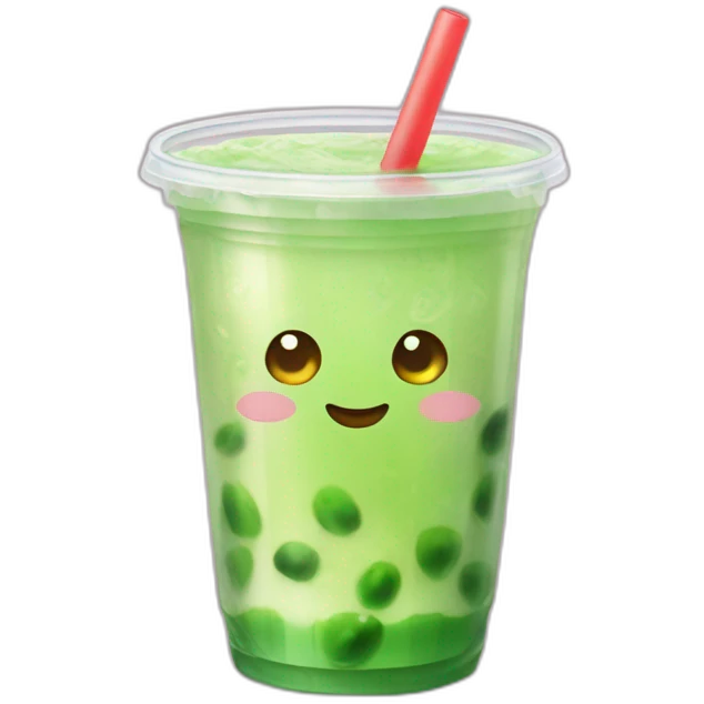 honeydew bubbletea emoji