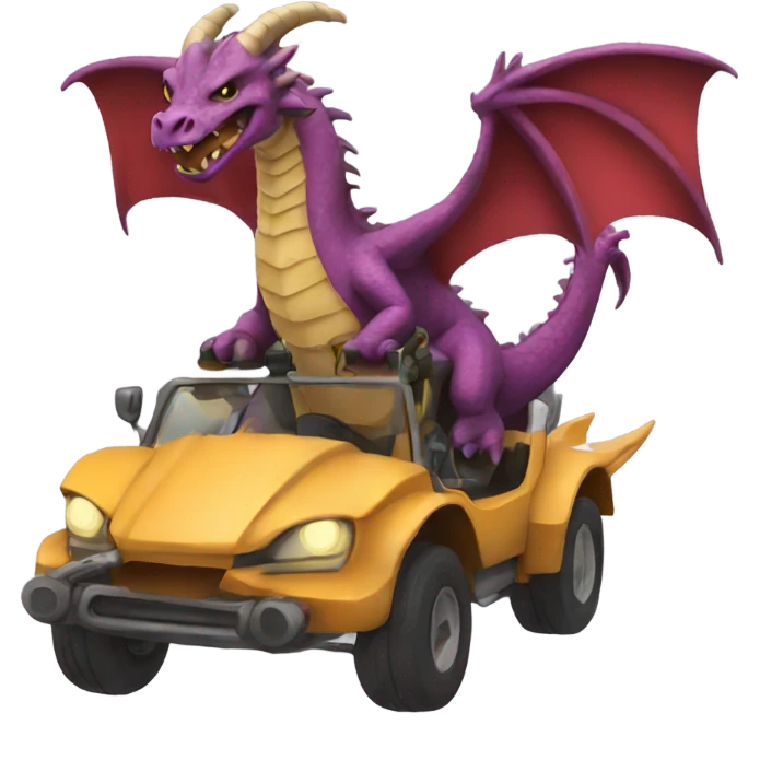 Dragon driving surron emoji