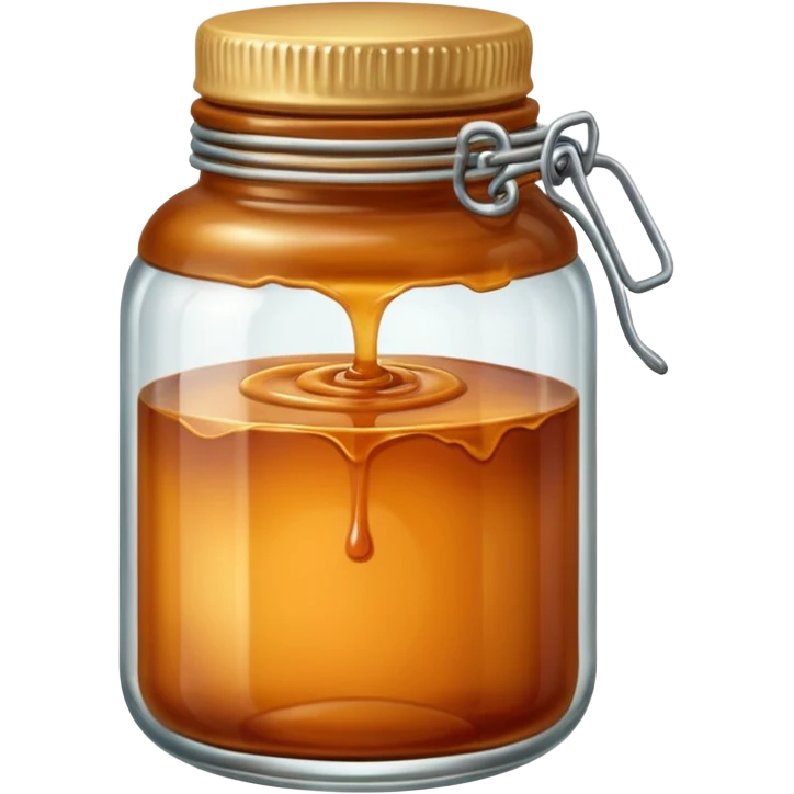 caramel in bottle emoji