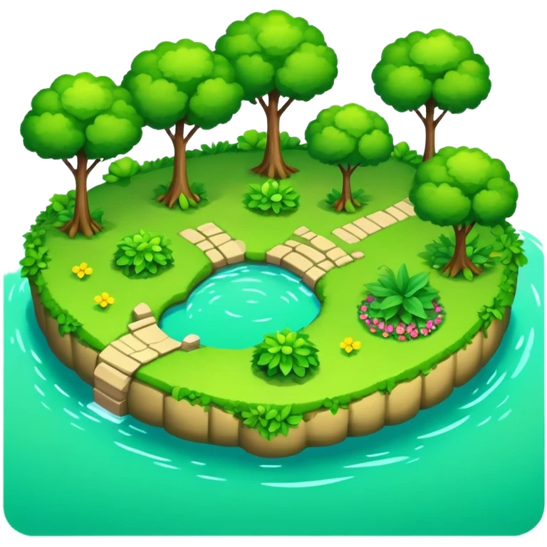 green park island emoji
