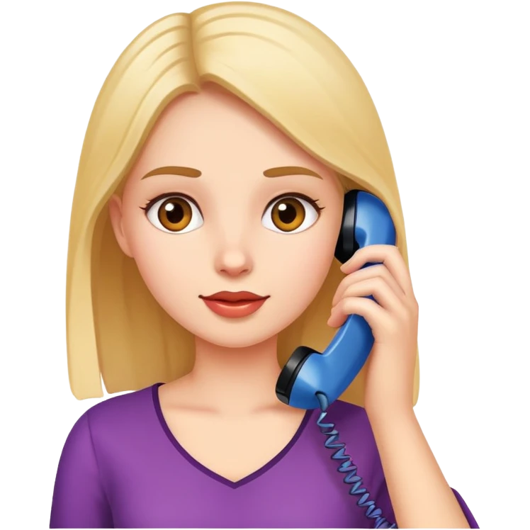 Girl on phone emoji
