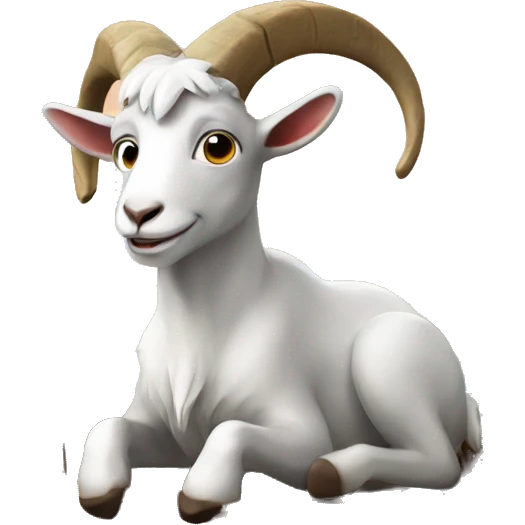 Goat on a boat  emoji