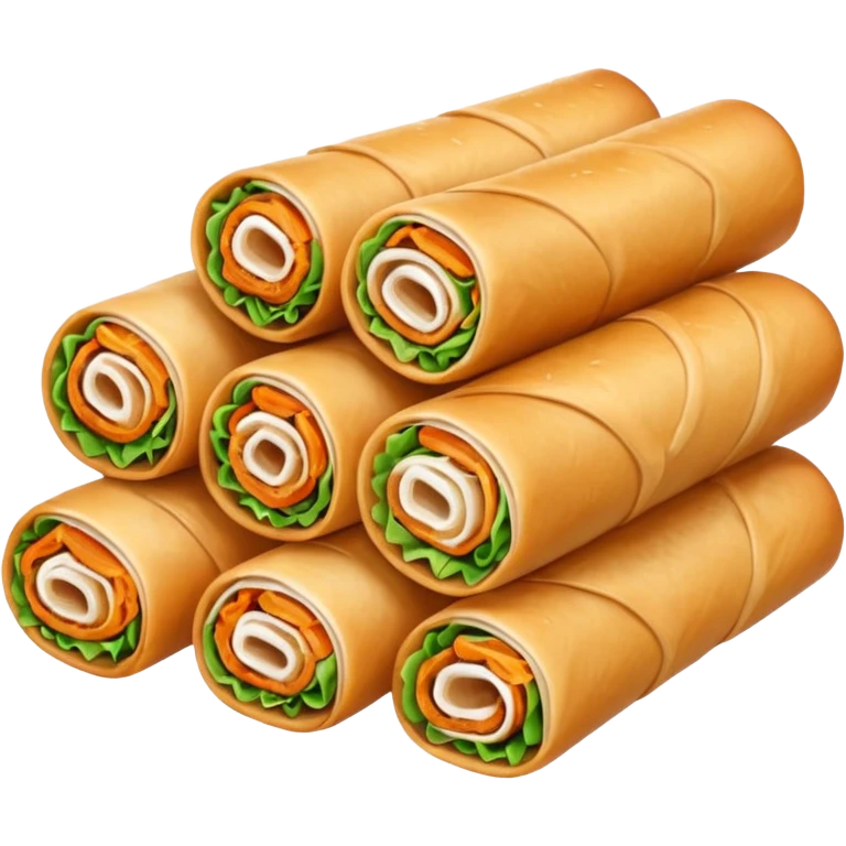 spring rolls vector emoji