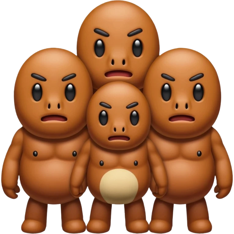 Dugtrio  emoji