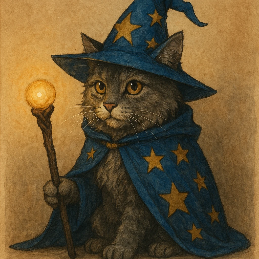 wizard gato emoji