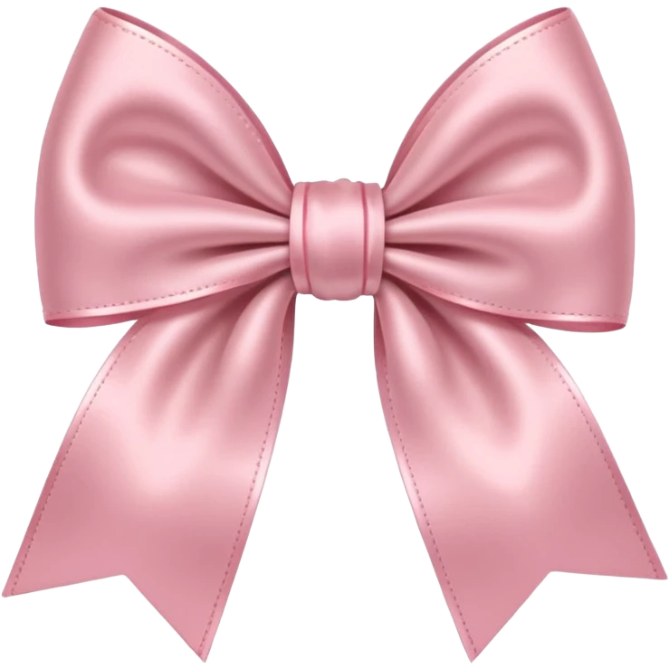 Light pink bow emoji