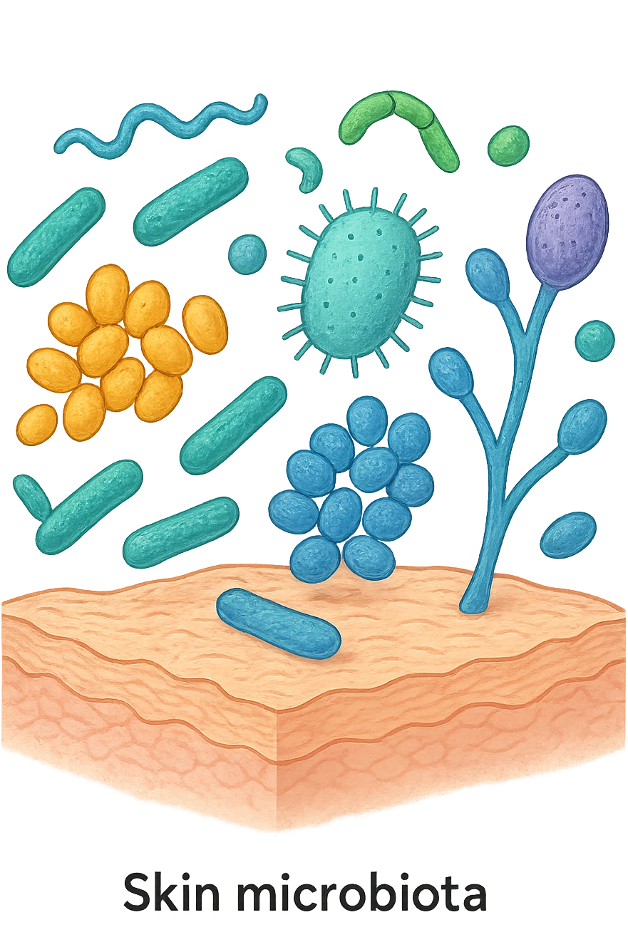 microbiota cutaneo emoji