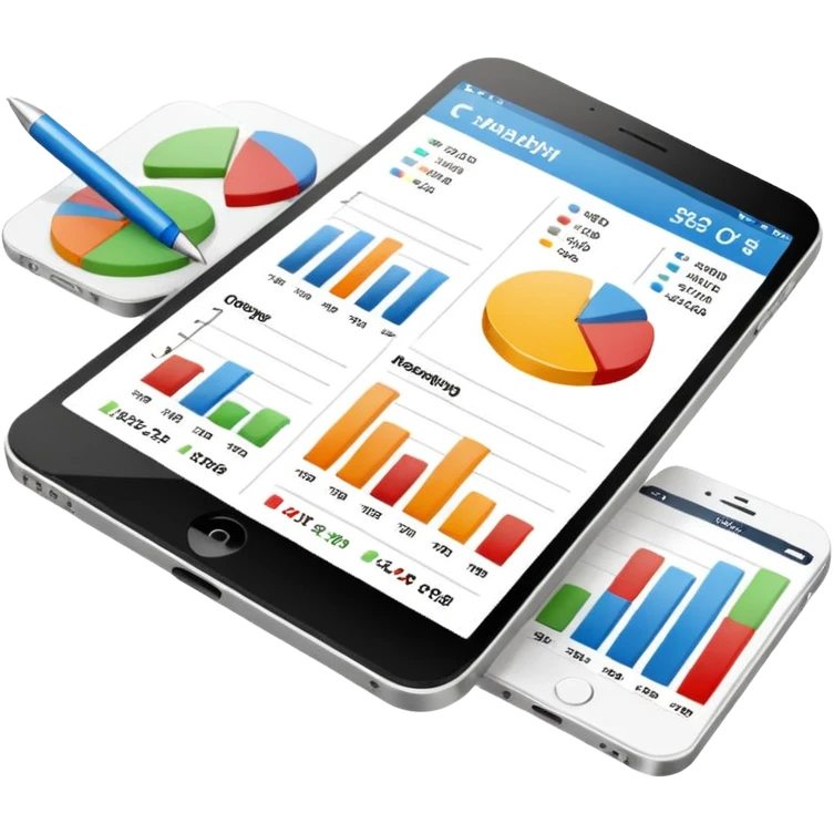 report with charts emoji