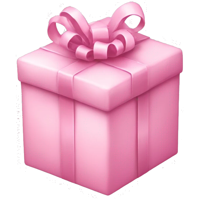 Pastell pink asthetic Christmas present emoji