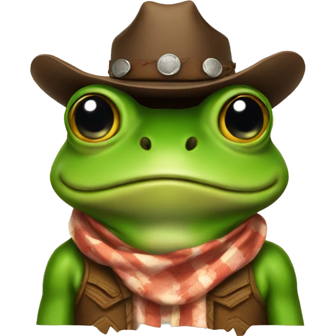 cowboy frog emoji