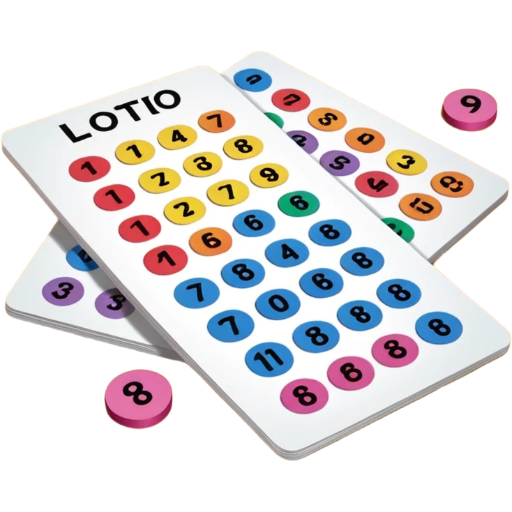 cartes de loto emoji