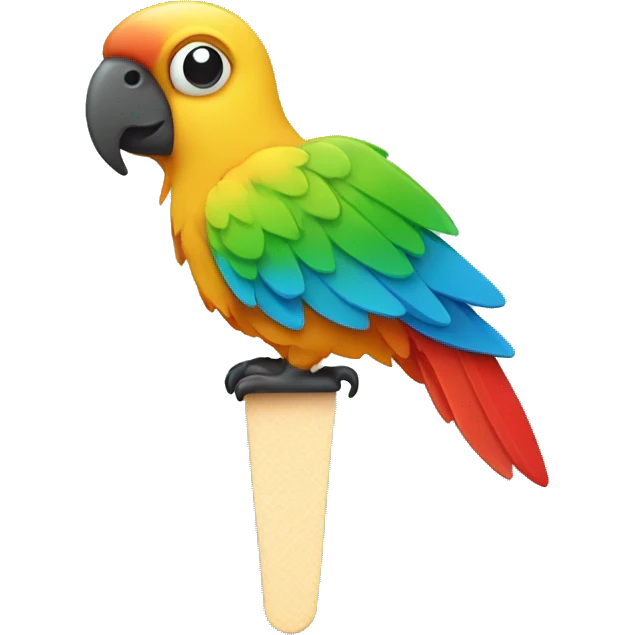 Parrot Popsicle emoji