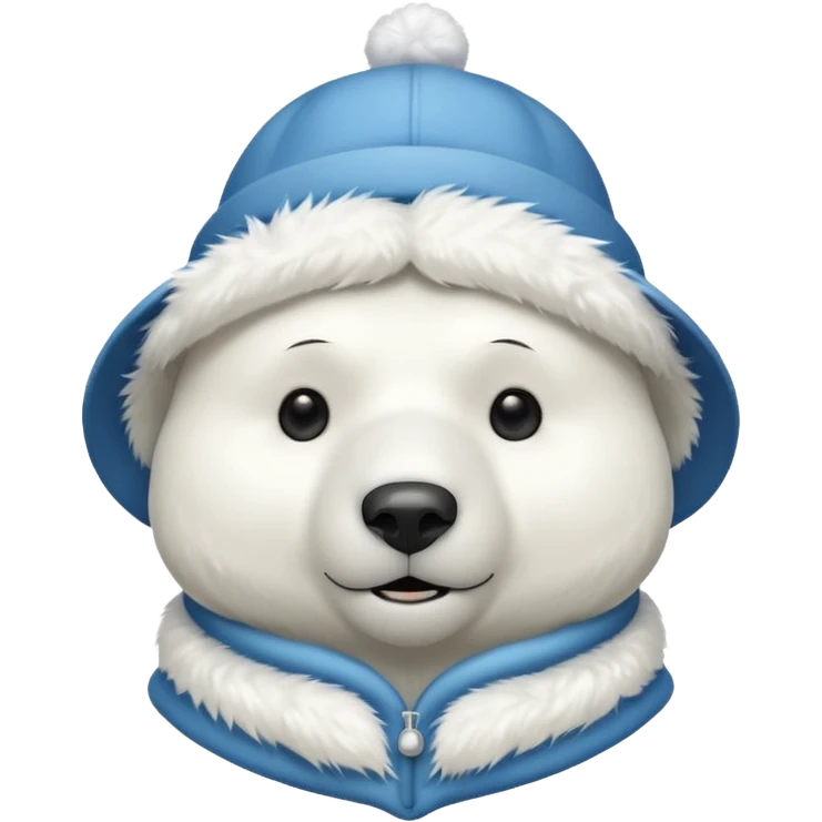 polar bar with hat emoji