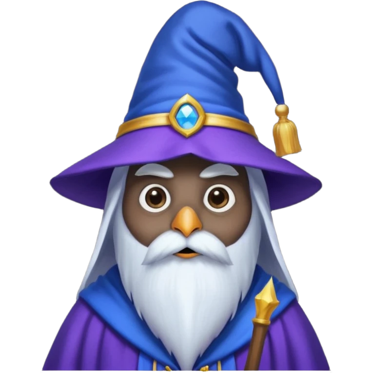 Penguin Wizard emoji