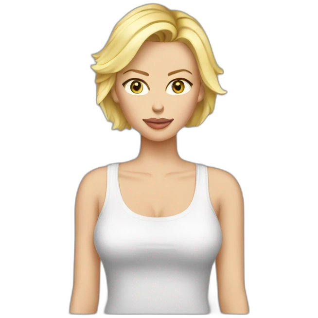 charlize theron wearing t-shirt emoji