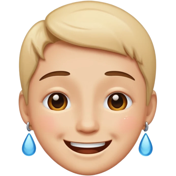 Gülmekten ağlamak  emoji