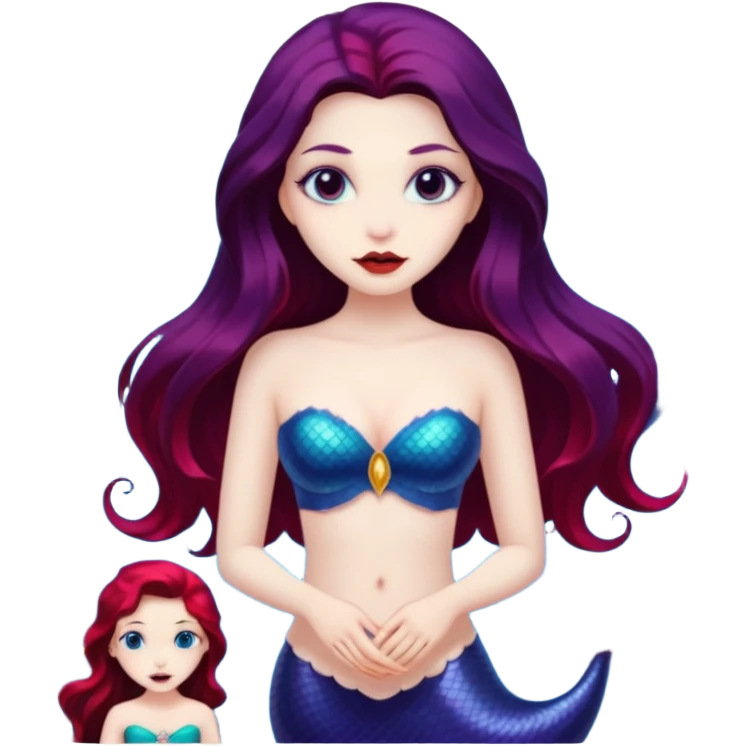 🖤🧛‍♀️🧜‍♀️ emoji