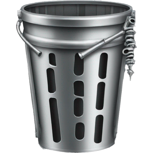 clarinet in trashcan emoji
