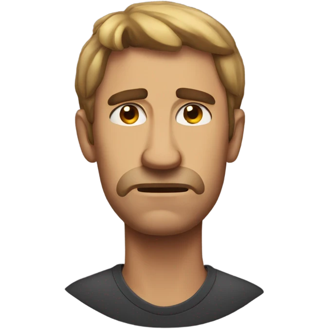 Disappointed man emoji