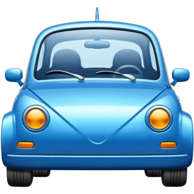 blue city car  emoji