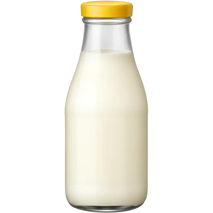 baby Milk bottle with yellow cap  emoji
