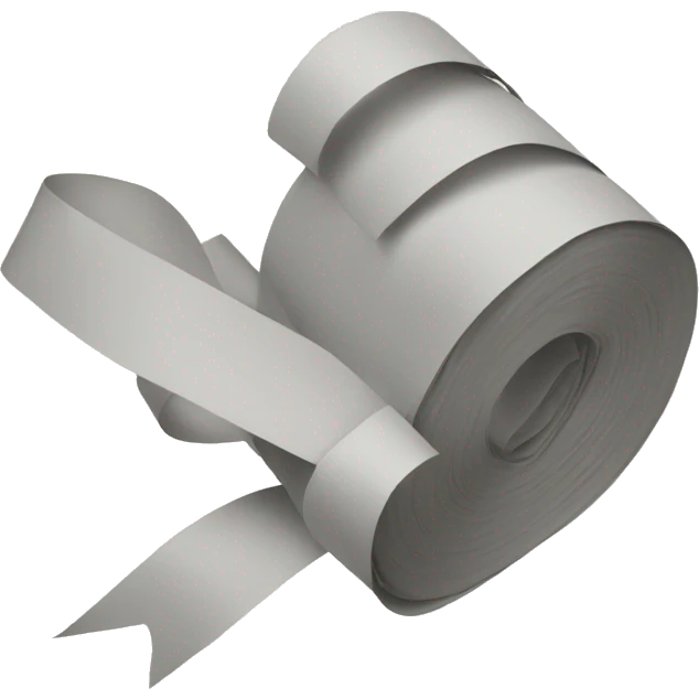 paper ribbon emoji