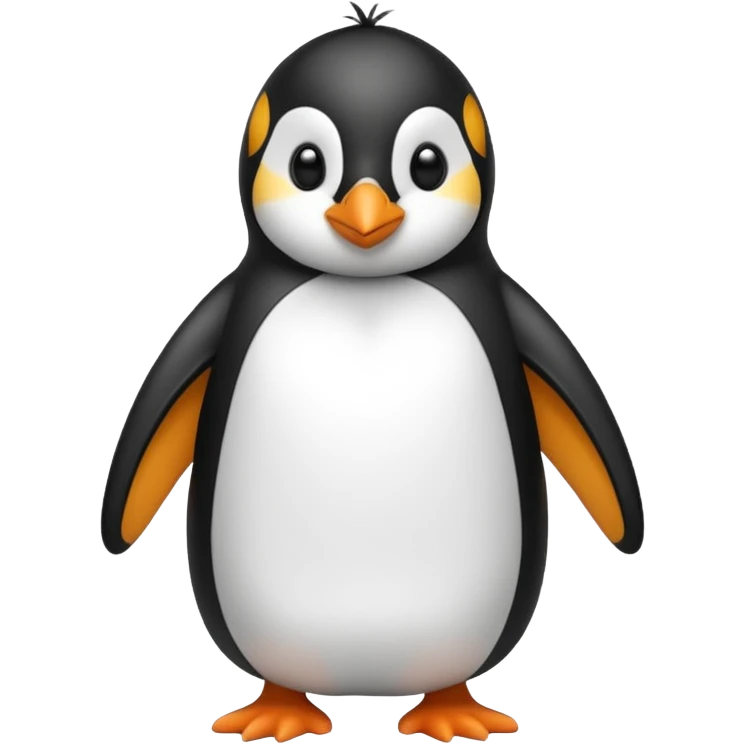 Pinguino con ropa de dormir emoji