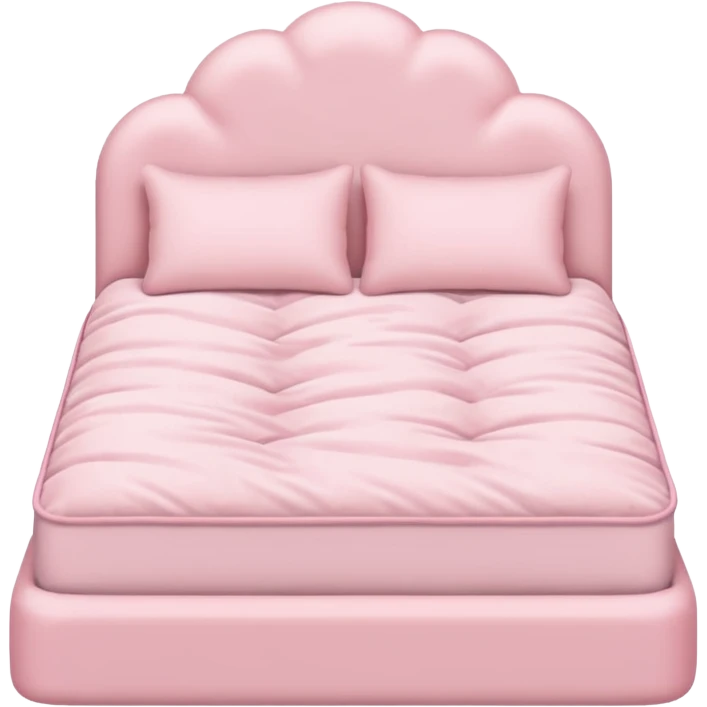 Light pink bed emoji