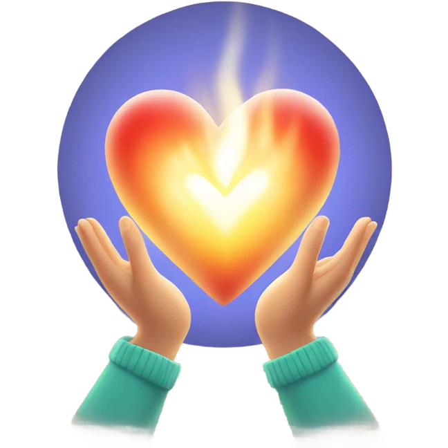 Sending love emoji