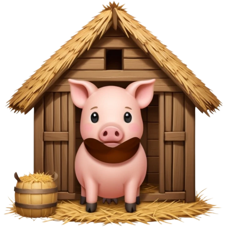 pig hut emoji