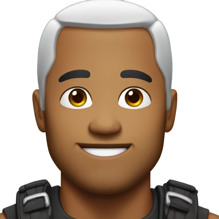 make the rock johnson reaction as an emoji emoji