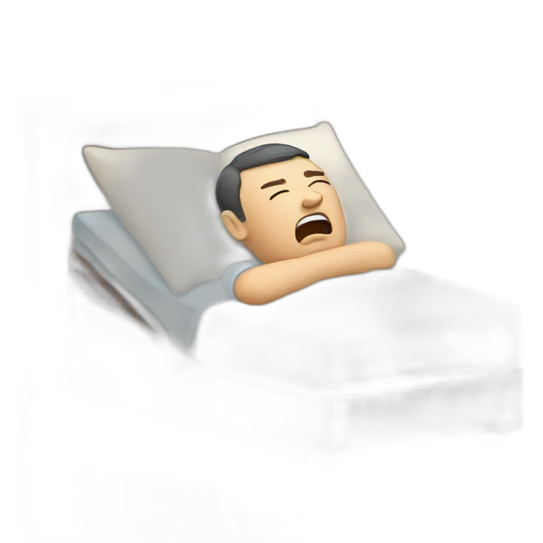 Snoring Man emoji