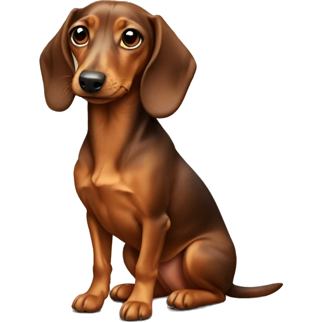 Mini dashund emoji