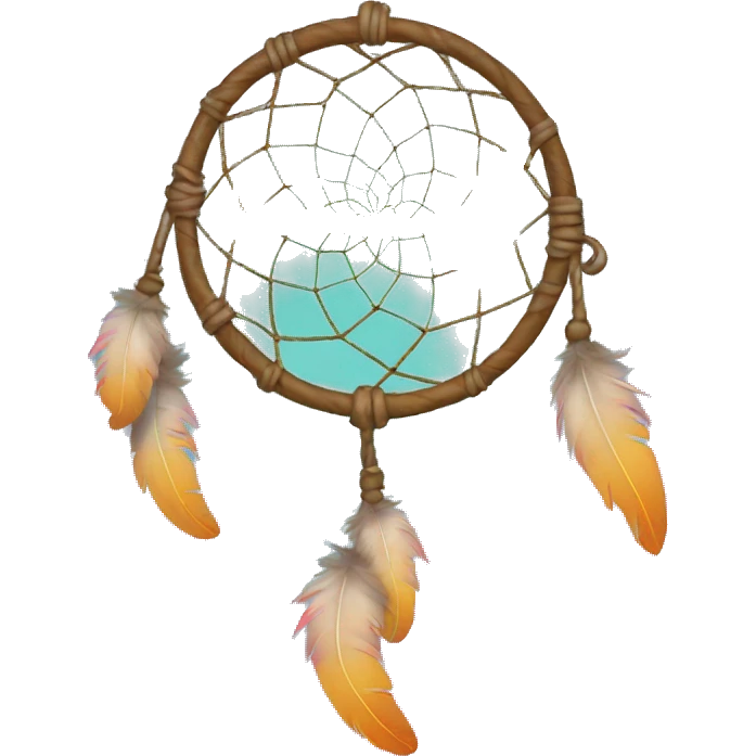 a crescent dreamcatcher emoji
