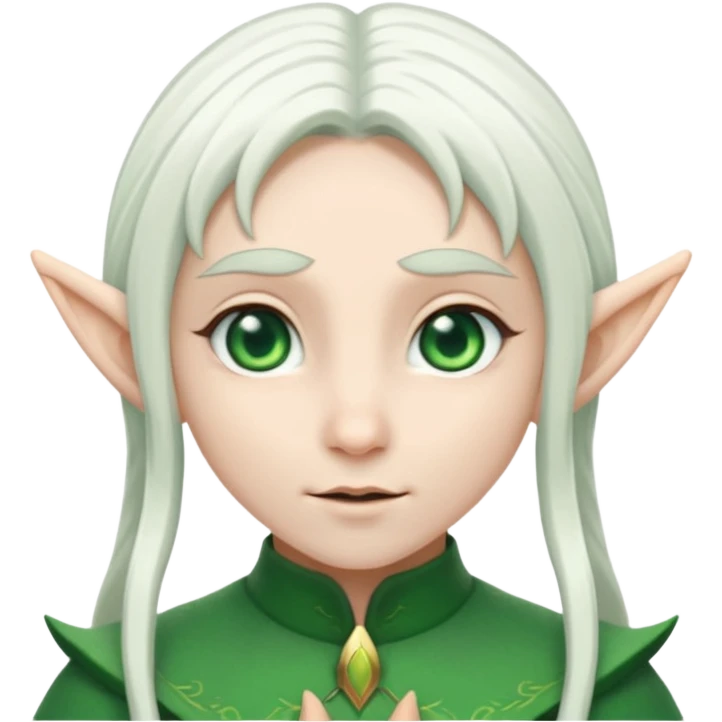 elf with white hair emoji