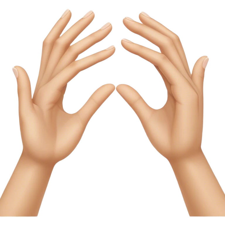 Creation of Adam hands  emoji