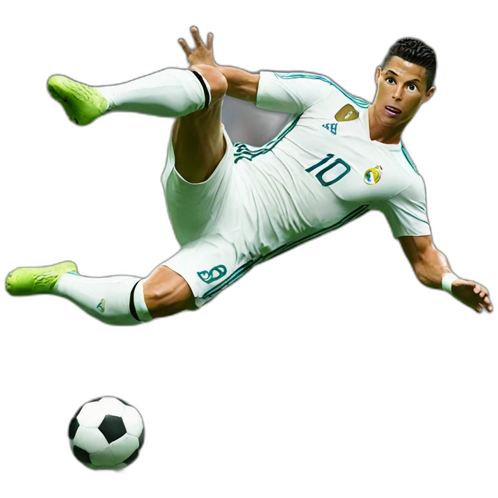 Ronaldo  kick emoji