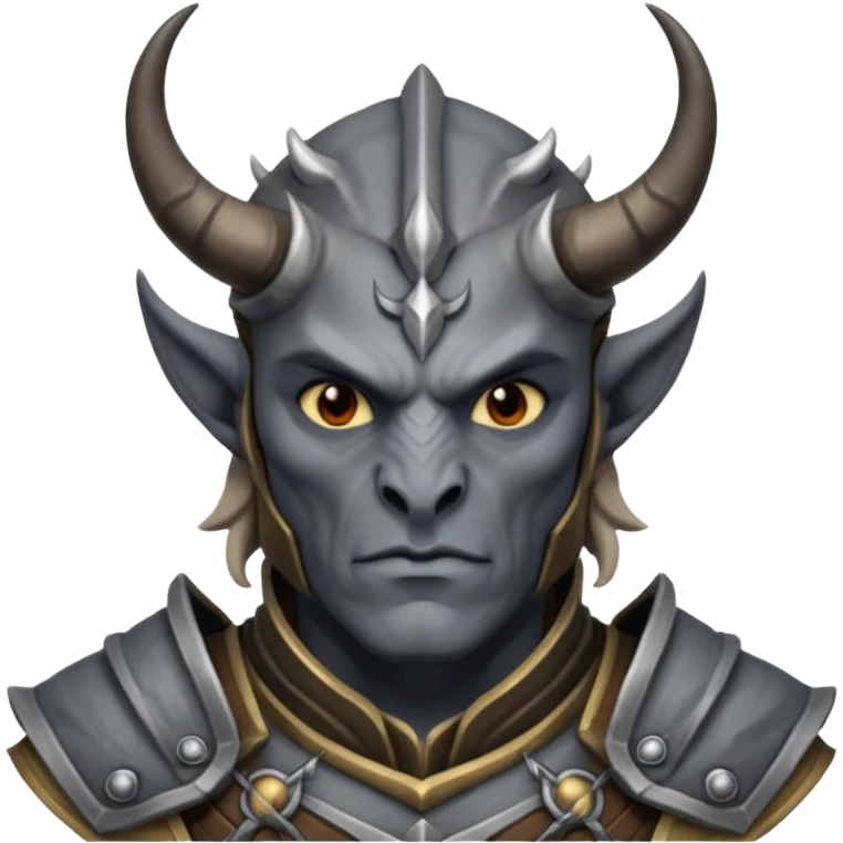 ESO male daedra, gray skin emoji