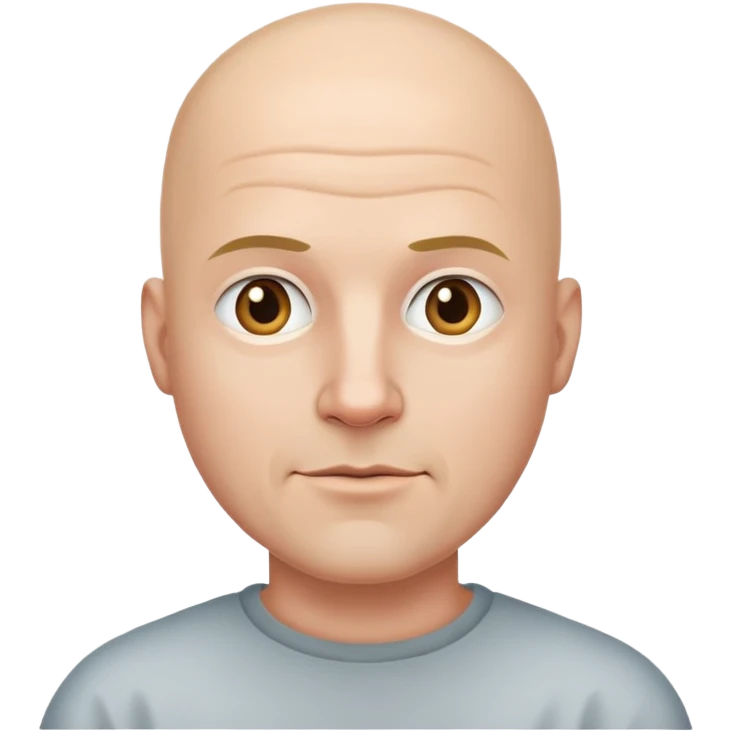 Bald man  emoji