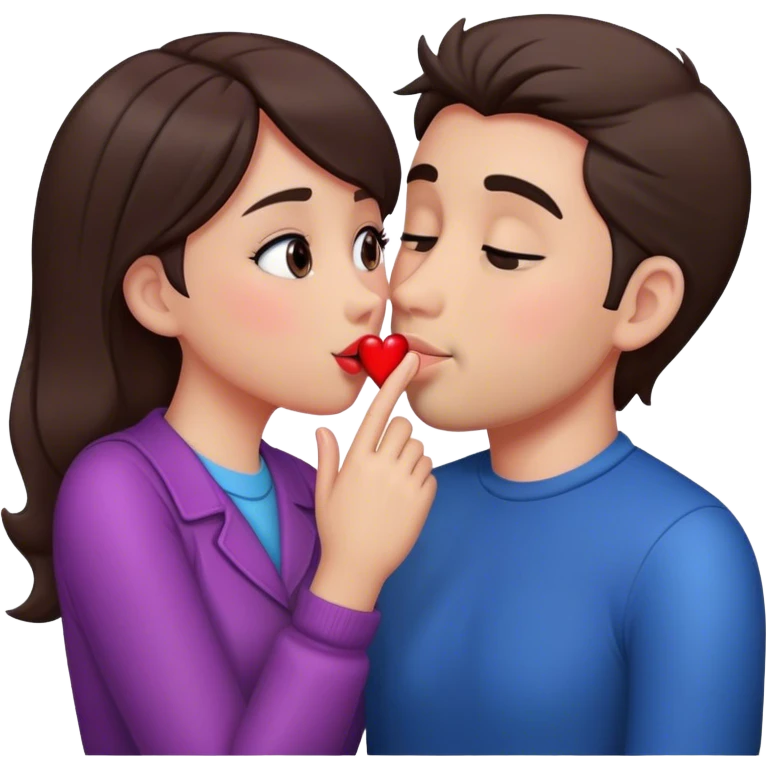  Man Kissing girl hand emoji