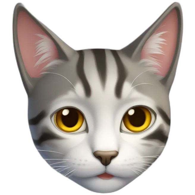 Flash cat emoji
